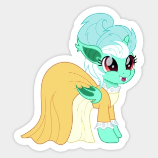 Lyra Heartstrings bat pony dressed Sticker